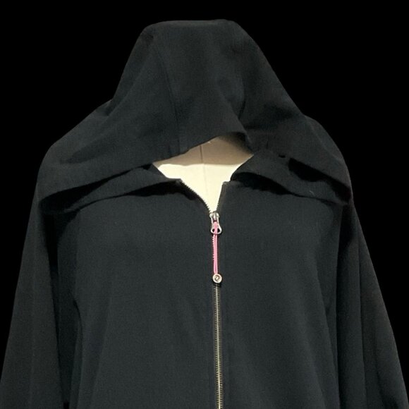 Black Zip Up Hoodie - Picture 2 of 3